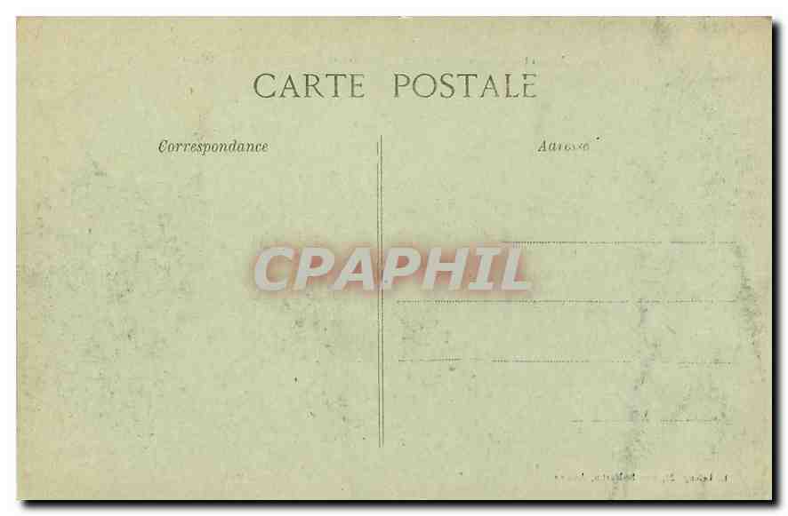CPA Albert Somme Les ruines de la Gare Militaria — Back