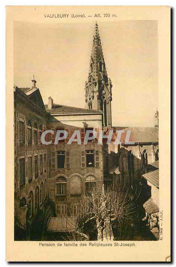 CPA Valfleury Loire Pension de famille des Religieuses St Joseph 