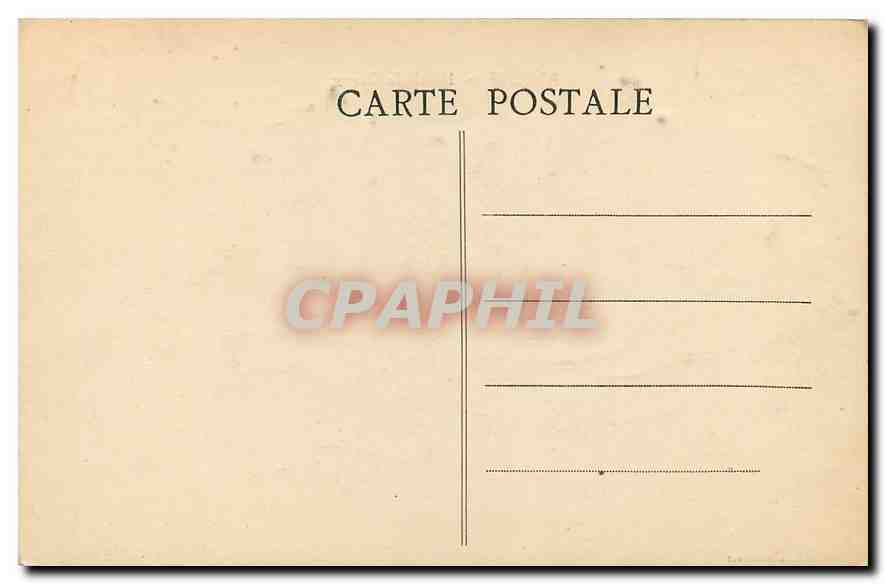 CPA Amiens Hotel de Berny  — Rückseite