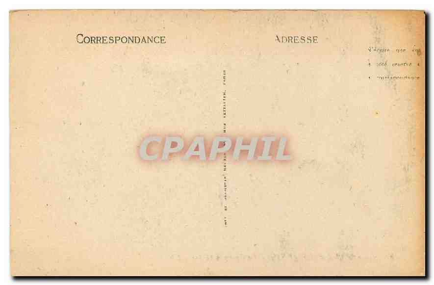 CPA Route de Luz a Gavarnie La Grotte a Gedre  — Verso