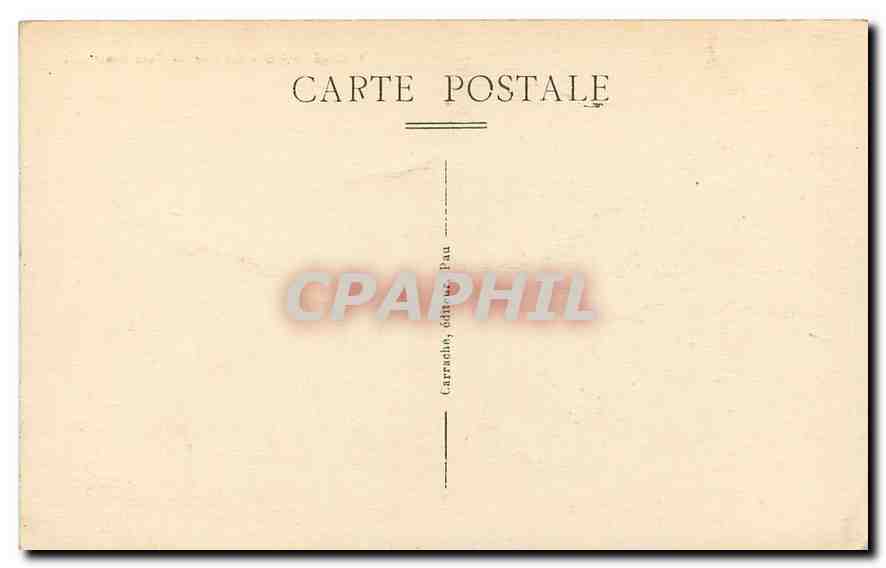 CPA Pau Le Lac du Parc Beaumont  — Verso