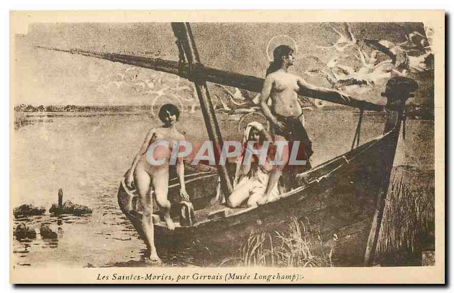 CPA Les Saintes Maries par Gervais Musee Longchamp 