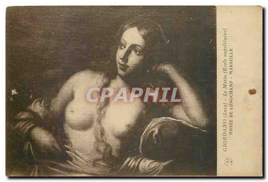 CPA Giordano Luca Ecole napolitaine Musee de Longchamp Marseille 