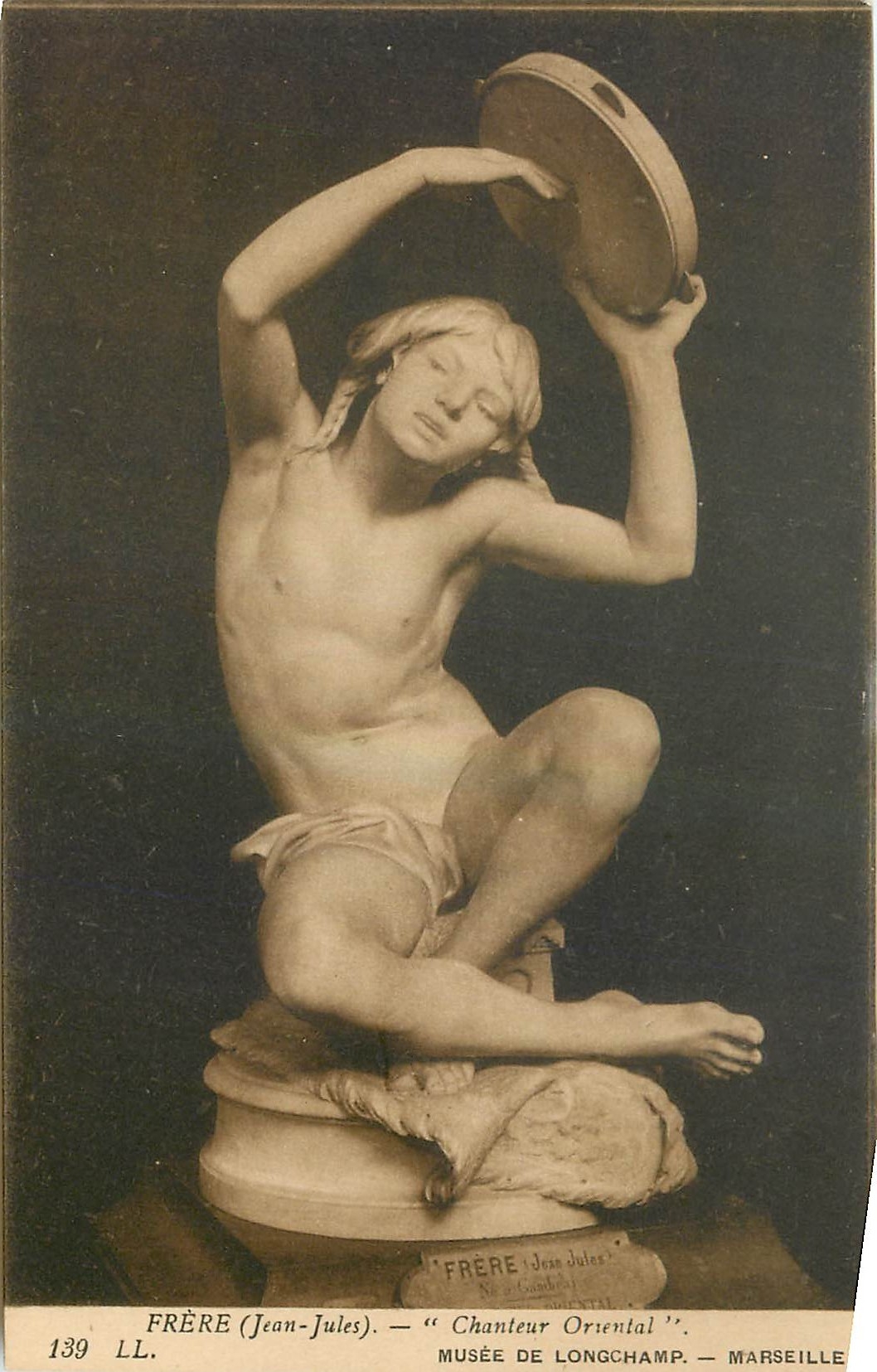CPA Frere Jean Jules Chanteur Oriental Musee de Longchamp Marseille 