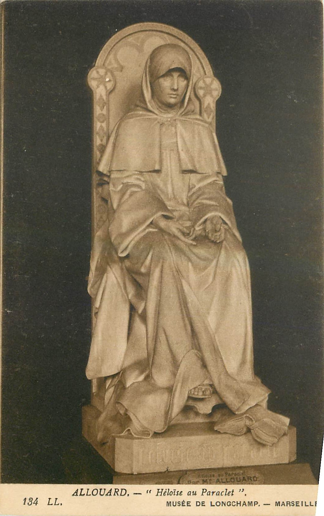 CPA Alouard Heloise au Paraclet Musee de Longchamp Marseille 