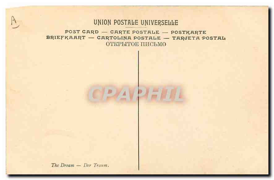 CPA Chaplain Charles Ecole Francaise Le Reve Musee de Longchamp Marseille  — Verso