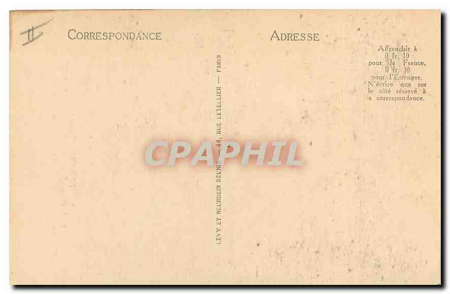 CPA Duparc Francoise Ecole Provencale La Laitiere Musee de Longchamp Marseille  — Rückseite