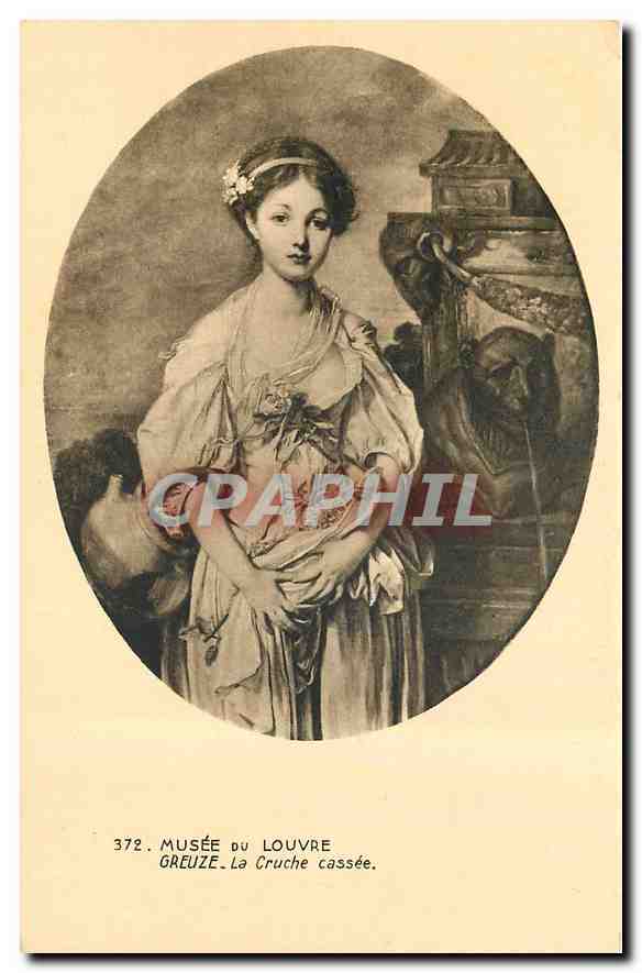 CPA Musee de Louvre Greuze La Cruche cassee 