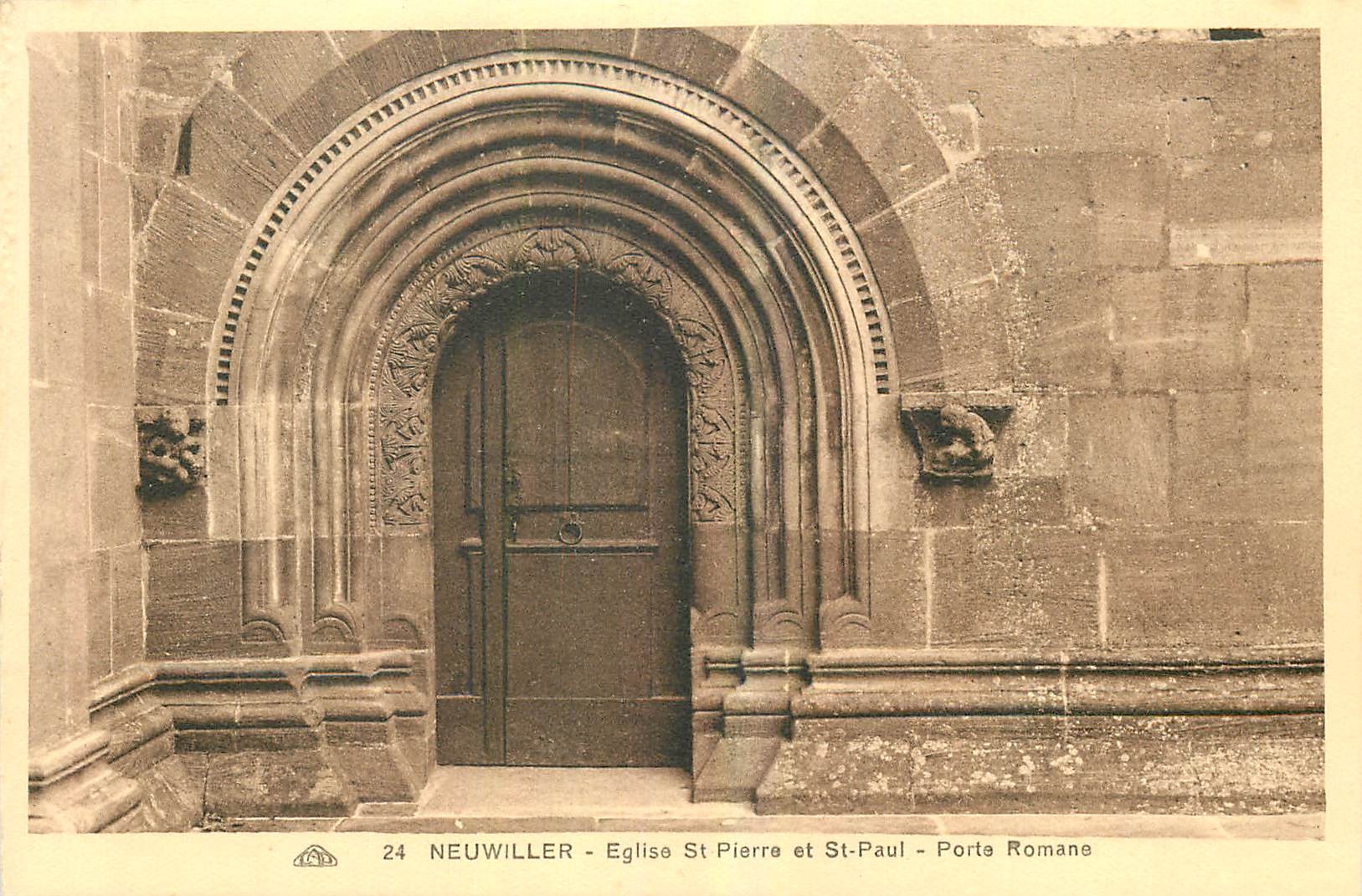 Neuwiller - Église Saint-Pierre et Saint-Paul - Porte Romane