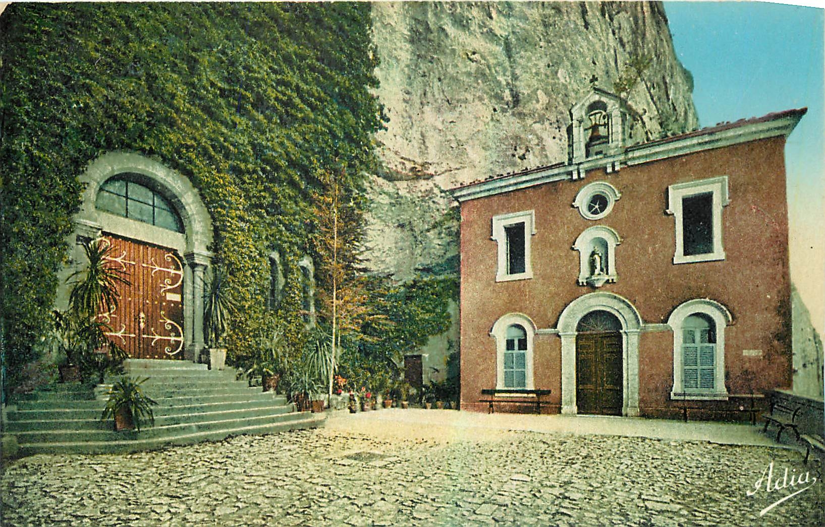 CPA Hotellerie et Grote de la Sainte Baume St Zacharie Var 
