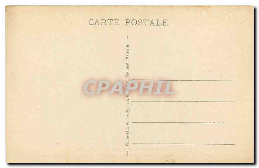 CPA St Maximin la Ste Baume Var La Basilique Sainte Marie Madeleine par les Anges  — Verso