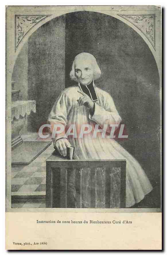 CPA Instruction de onze heures du Bienheureux Cure d'Ars 