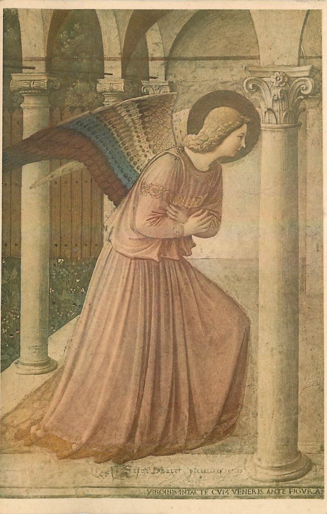 CPA l'Annunciazione Dettaglio Fra Beato Angelico 