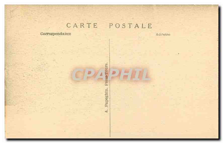 CPA Funerailles du Marechal Foch La Ceremonie religieuse a Notre Dame Paris Militaria — Rückseite
