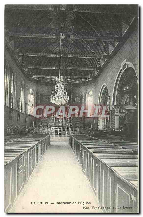 CPA La Loupe Interieur de l'Eglise 