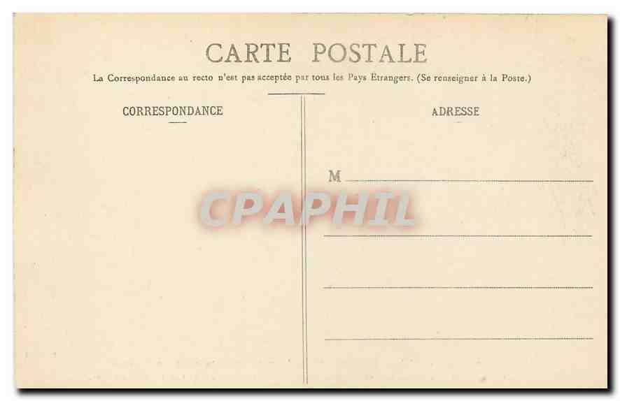 Environs de DREUX — Château d'Anet — La Diane de Benvenuto au tympan du Portail — Verso