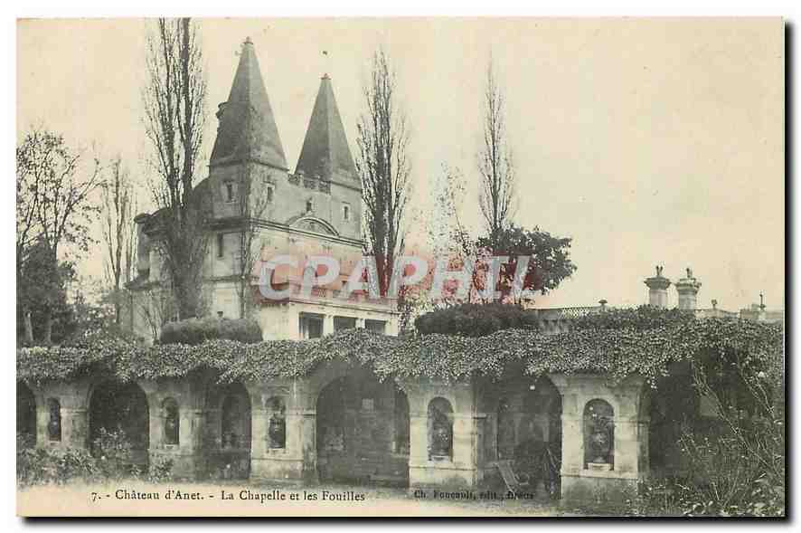 Château d'Anet - La Chapelle et les Fouilles — Chr. Roncanali, édit., Dreux