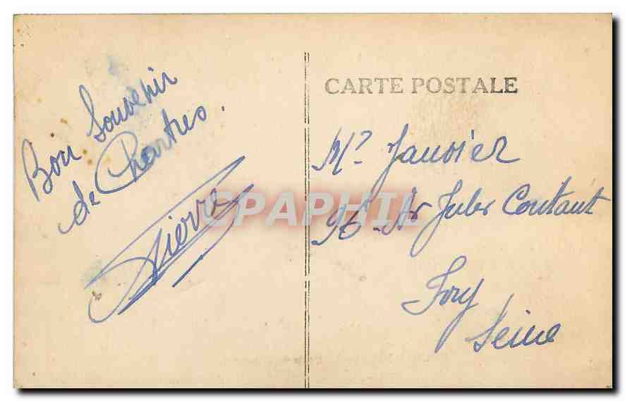 CPA Chartres La Porte Guillaume  — Back