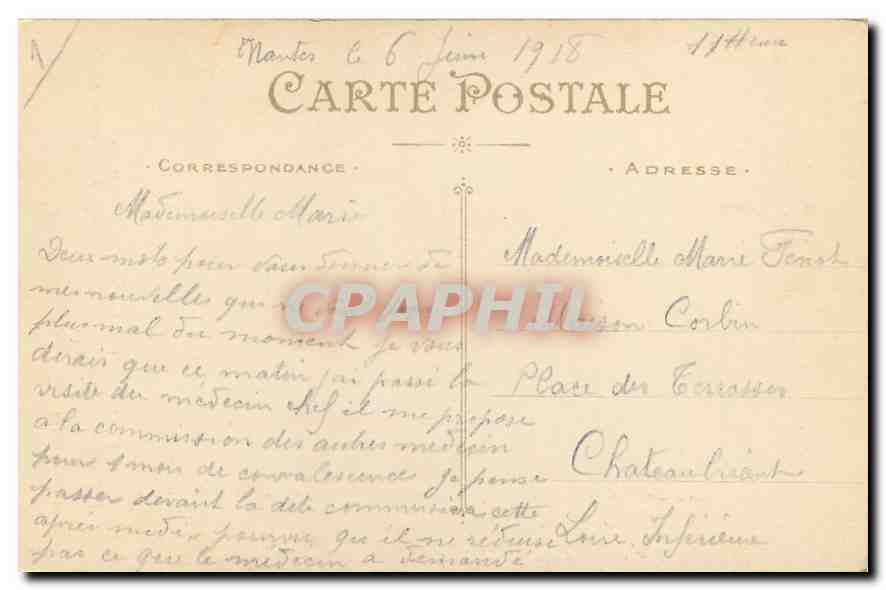 CPA Nantes La Cathedrale Saint Pierre Le Prince Francois duc de Bretagne  — Back