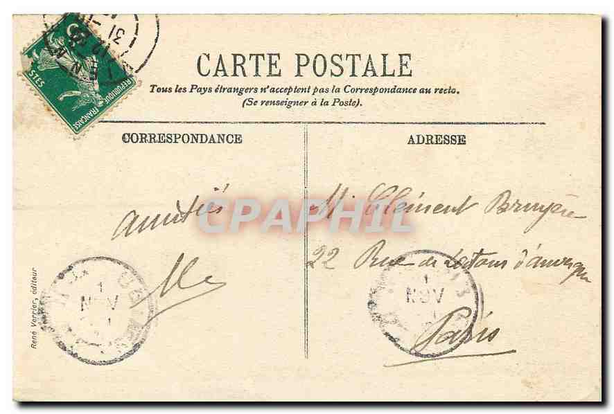 CPA Vienne Le Pont et la Cathedrale  — Rückseite
