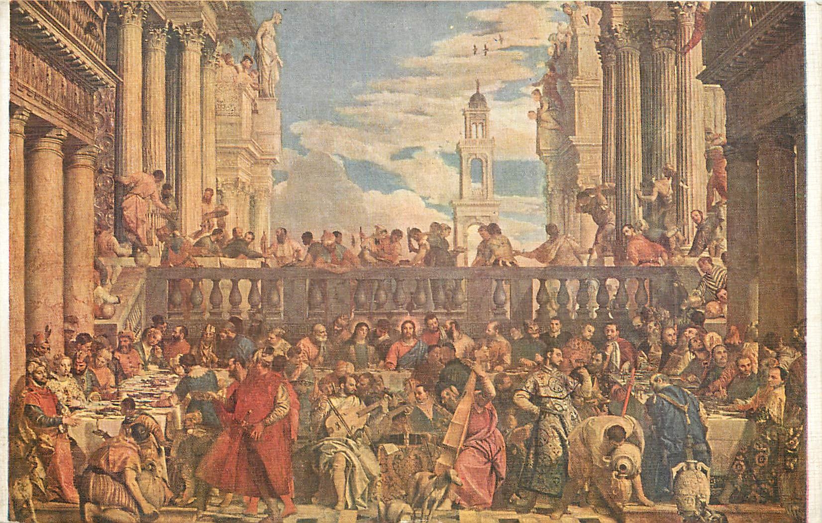 CPA Les Noces de Cans Paolo Caliari
