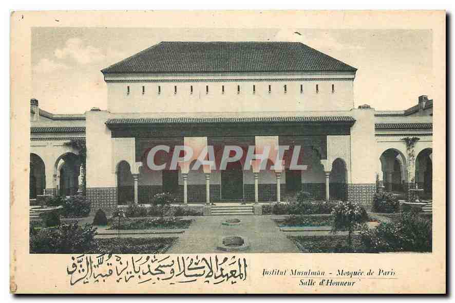 CPA Institut Musulman Mosquee de Paris Salle d'Honeur 