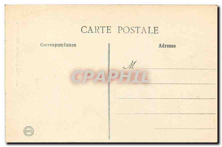 CPA Chateaubriant Loire Inf Eglise saint Nicolas  — Back