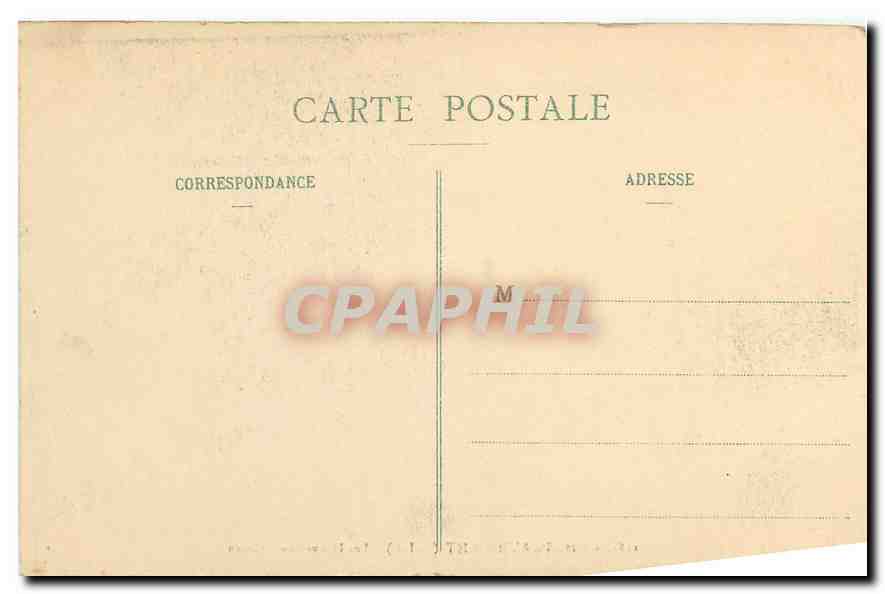 CPA Chateaubriant Loire Inf Les Douves du Chateau  — Back