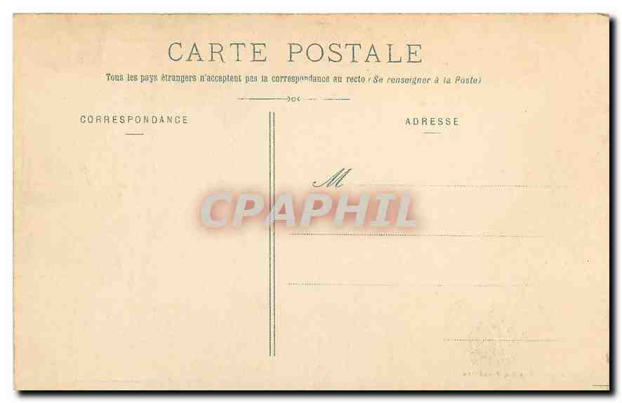 CPA Porterie du Chateau de Josselin  — Rückseite