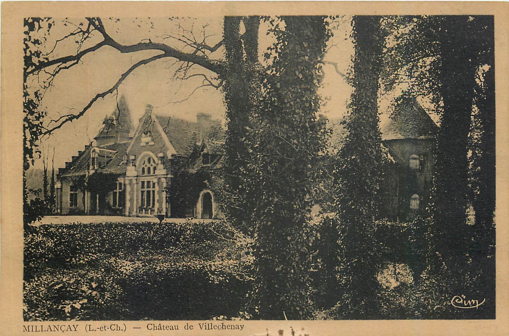 CPA Millancay L et Ch Chateau de Villechenay 