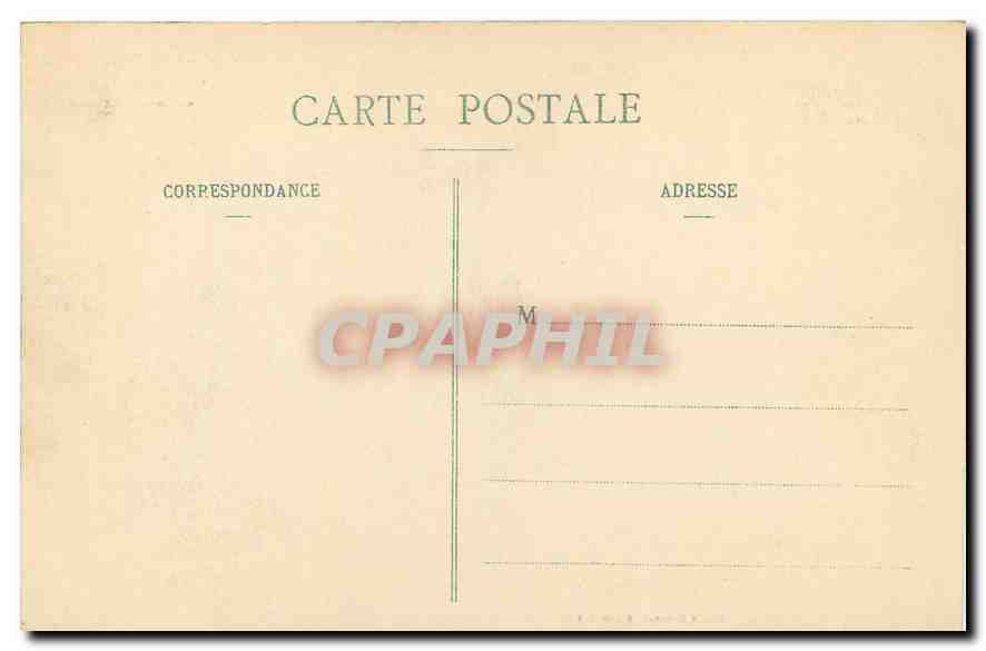 CPA Chateaubriant Loire Inf Ruines interieures du Chateau et Sous Prefecture  — Back