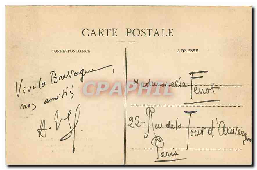 CPA Chateaubriant Loire Inf Un coin de la Chambre de Francoise de Foix  — Back