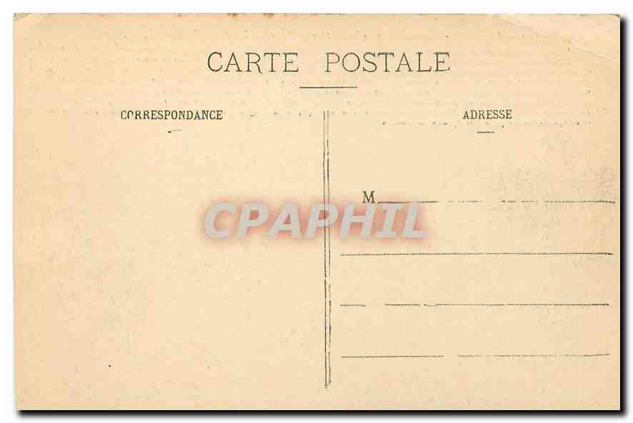 CPA Angers Vue generale vers le Pont de la Basse Chaine et le Chateau  — Rückseite