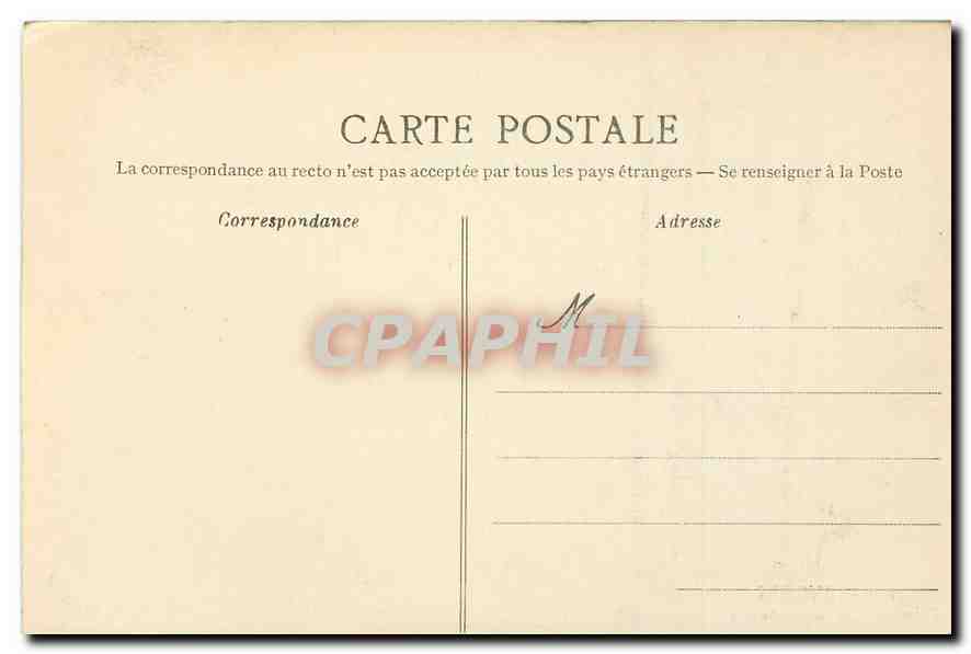 CPA Angers Palais episcopal Ancien eveche Le salon rouge — Verso