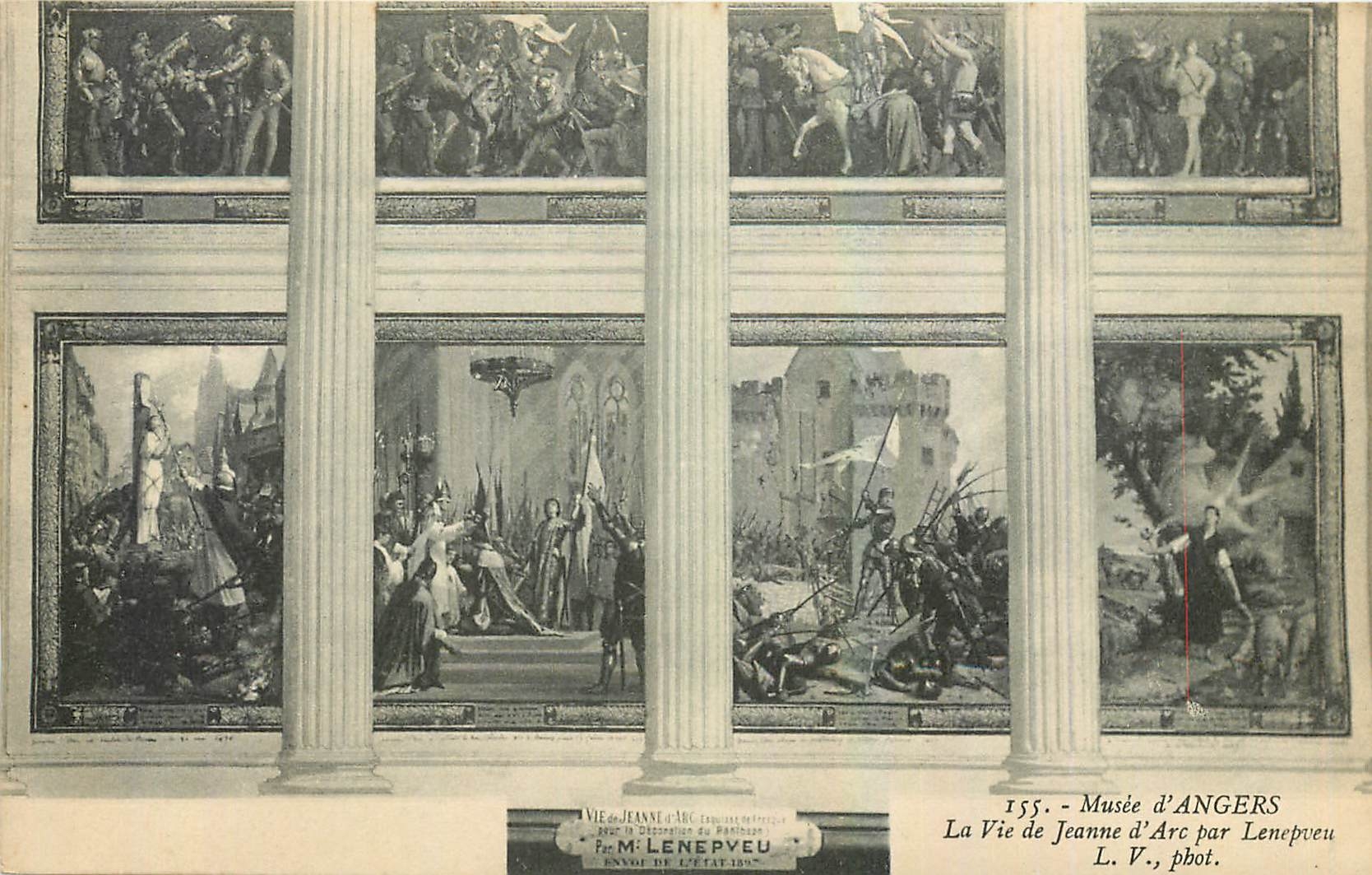 CPA Musee d'Angers La Vie de Jeanne d'Arc par Lenepveu