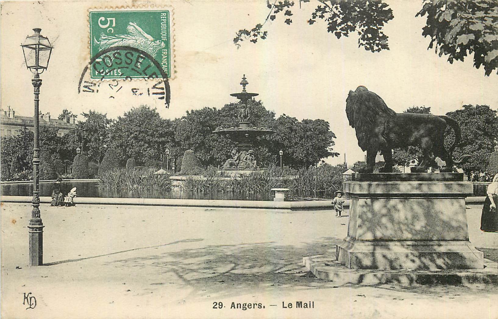 CPA Angers le Mail Lion