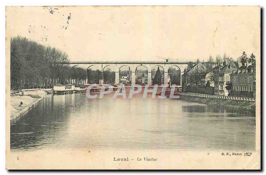 CPA Laval Le Viaduc 