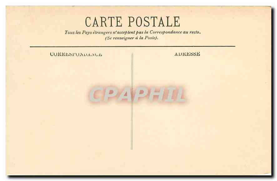 CPA Laval Le Chateau et le Palais de Justice  — Rückseite