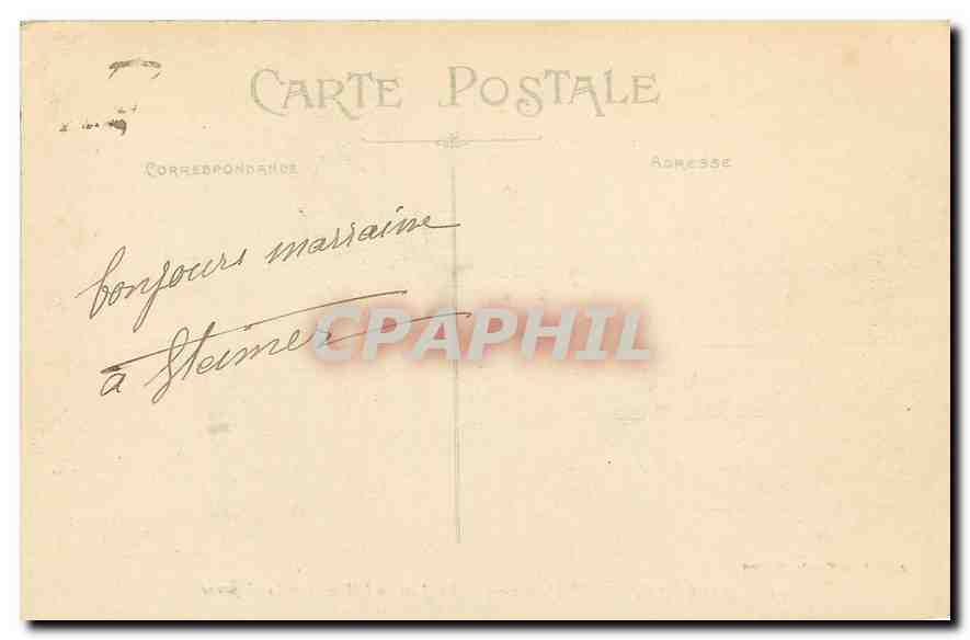 CPA Chateau Gontier Mayenne Le Quai de l'Hopital et la Mayenne  — Rückseite