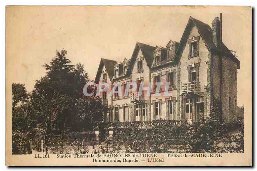 CPA Station Thermale de Bagnoles de l'Orne Tesse la Madeleine Domaine des Buards l'Hotel 