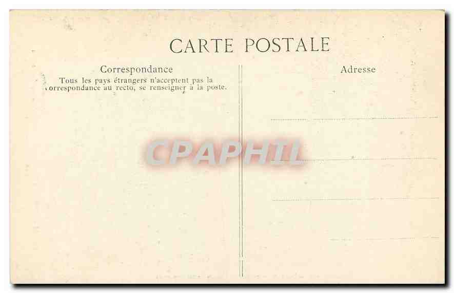 CPA Mortagne Orne Ancien Porche de l'Hospice  — Rückseite