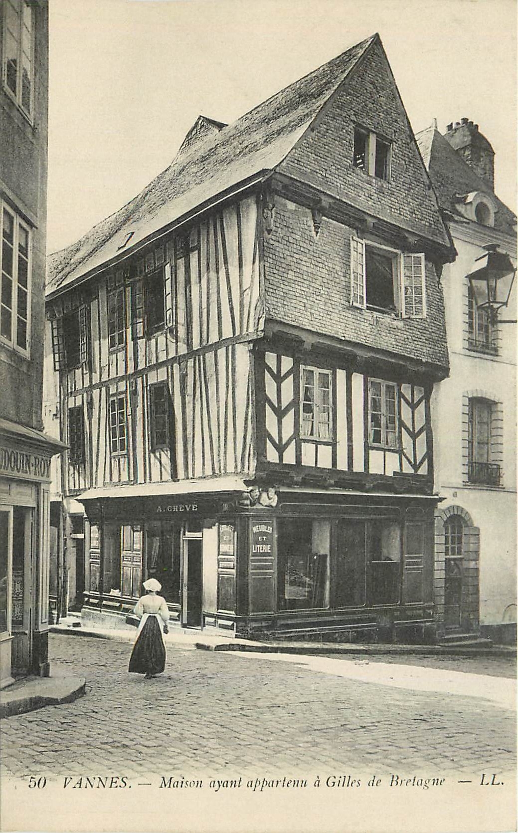 CPA Vannes Maison ayant appartenu a Gilles de Bretagne 
