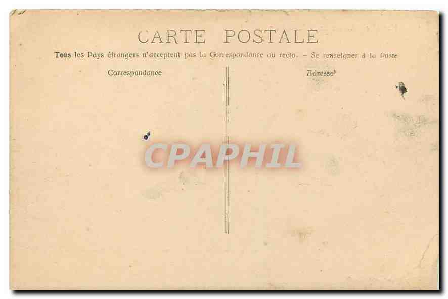 CPA Marseille Abside de la Cathedrale  — Verso
