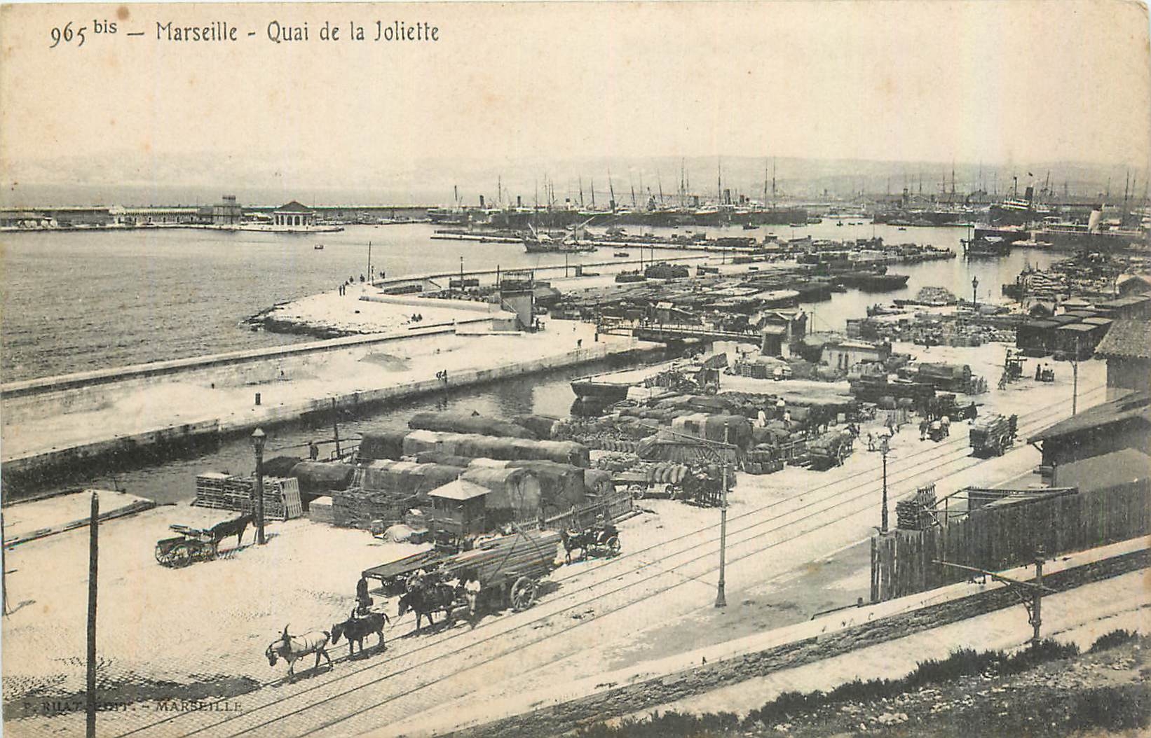CPA Marseille Quai de la Joliette 