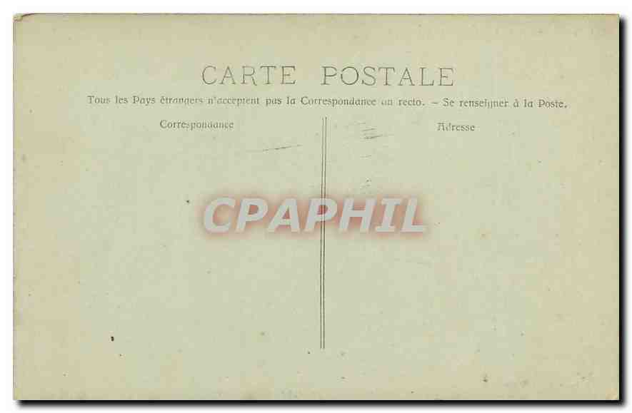 CPA Marseille Quai de la Joliette  — Rückseite