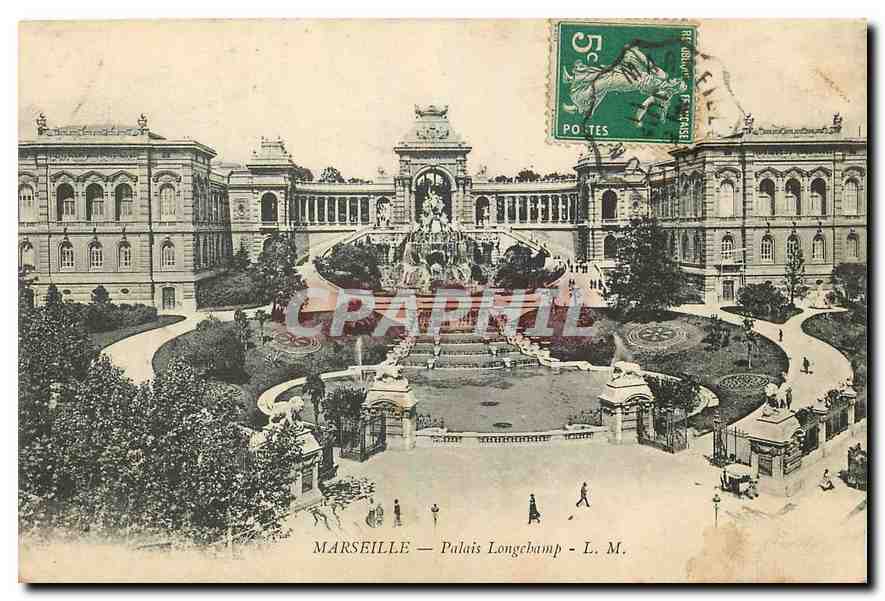 CPA Marseille Palais Longchamp 