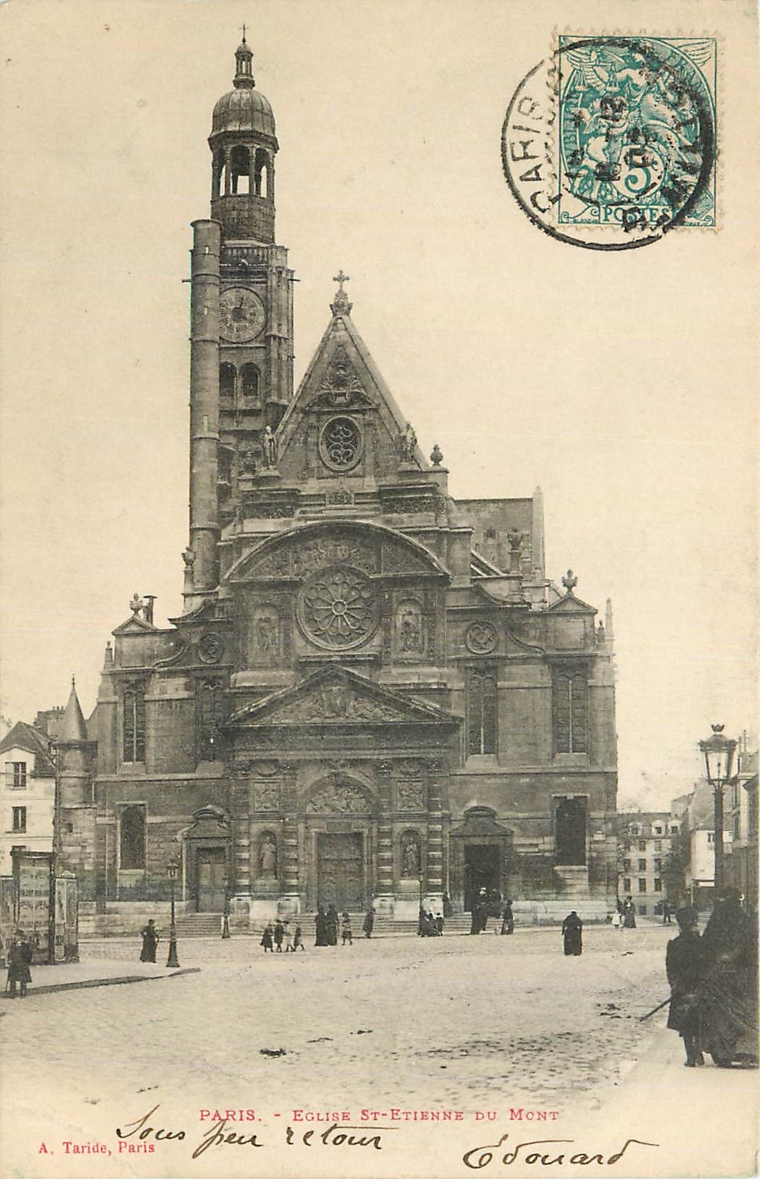 CPA Paris Eglise St Etienne du Mont 