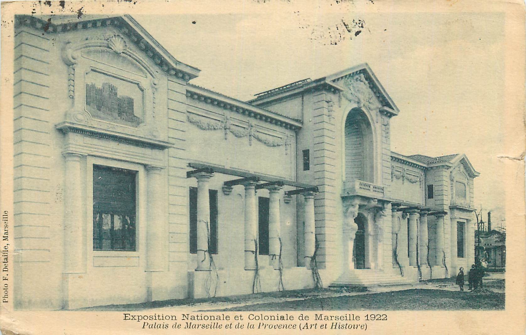 CPA Exposition Natiinale et Coloniale de Marseille Palais de Marseille et de la Provence Art et Hist