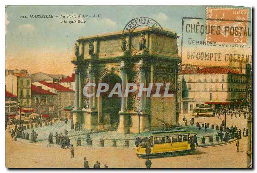 CPA Marseille La Porte d'Aix Tramway