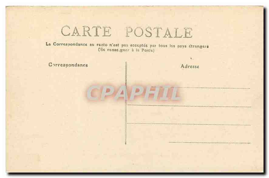 CPA Bordeaux La Terrasse du Jardin public le Bassin  — Rückseite